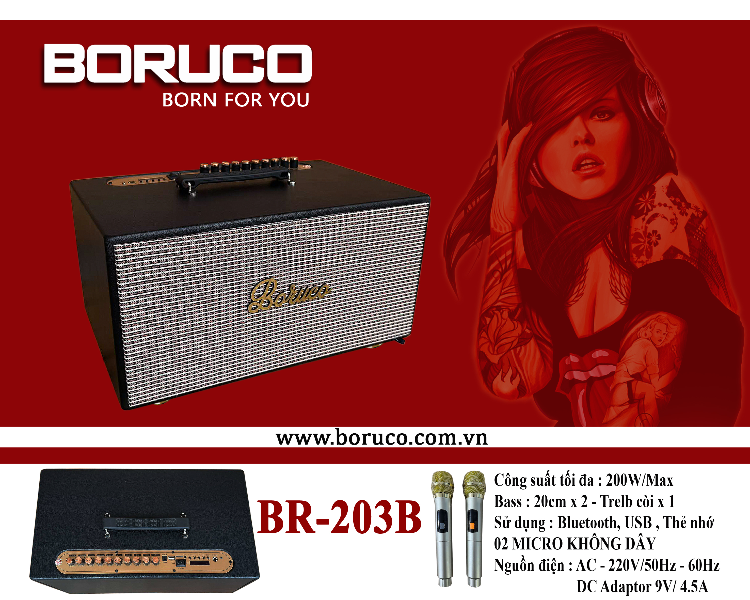BR 203B BLACK